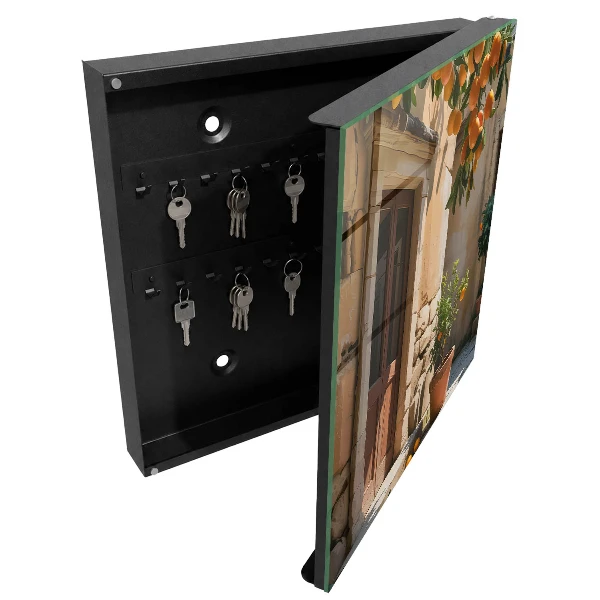 Orange retreat Key box for wall