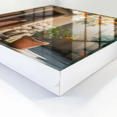 Orange retreat Key box for wall