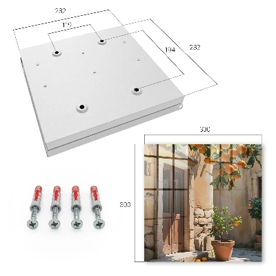 Orange retreat Key box for wall