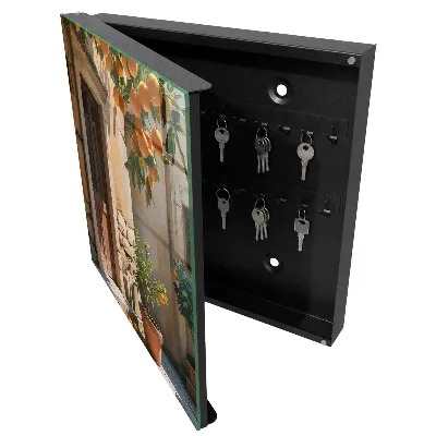 Orange retreat Key box for wall