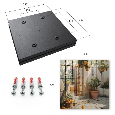 Orange garden Wall mounted key box
