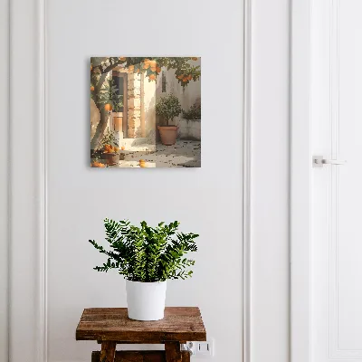 Wall mounted key box orange garden design