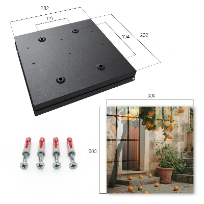 Warm patio Key cabinet