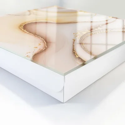 Beige waves Key box for wall