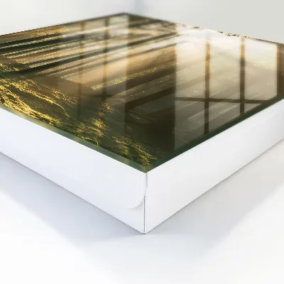 Wall mounted key box forest light design
