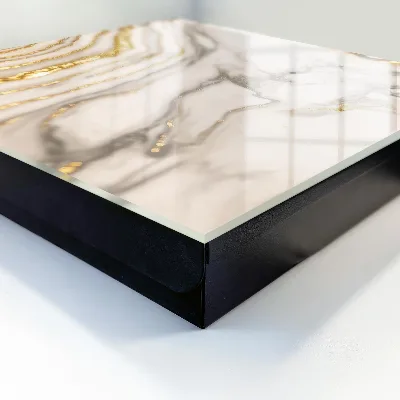 Key cabinet with marble veins
