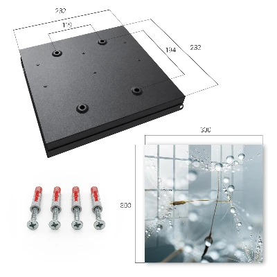 Dew drops Key box for wall