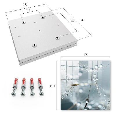 Dew drops Key box for wall