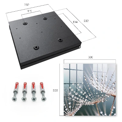 Water drops Wall mounted key box