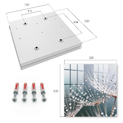 Water drops Wall mounted key box