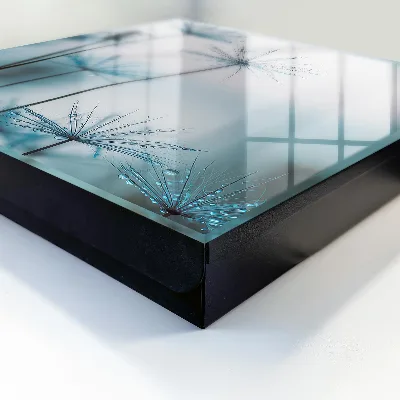 Dandelions and dew Key box for wall