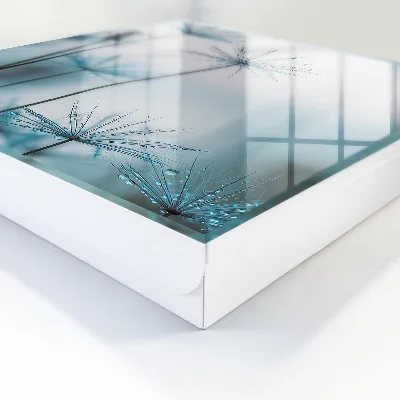 Dandelions and dew Key box for wall