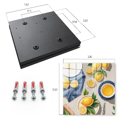 Lemon table Key cabinet