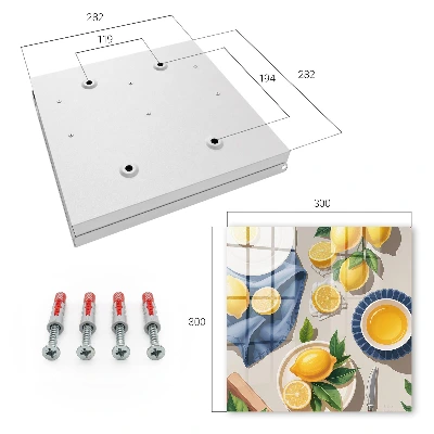 Lemon table Key cabinet