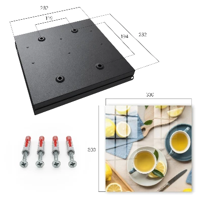 Lemon morning Key box for wall