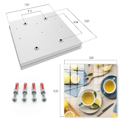 Lemon morning Key box for wall