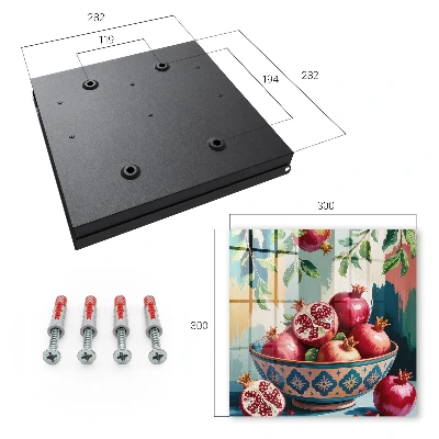 Fruit motif Key box for wall