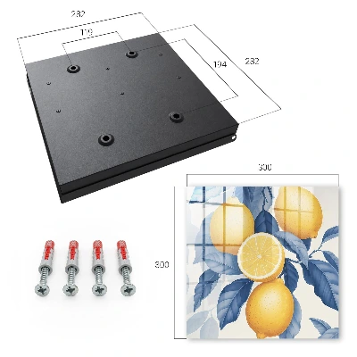 Lemon charm Wall mounted key box