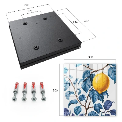 Lemon leaves Key cabinet