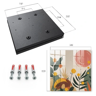 Colorful energy Wall mounted key box