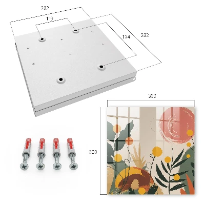 Wall mounted key box colorful energy design