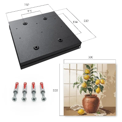 Lemon tree Key box for wall