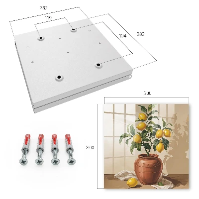 Lemon tree Key box for wall
