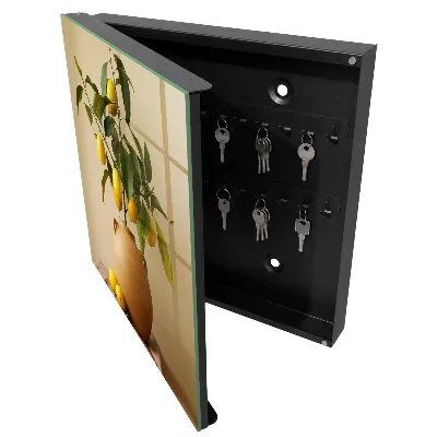 Lemons in a pitcher Wall mounted key box
