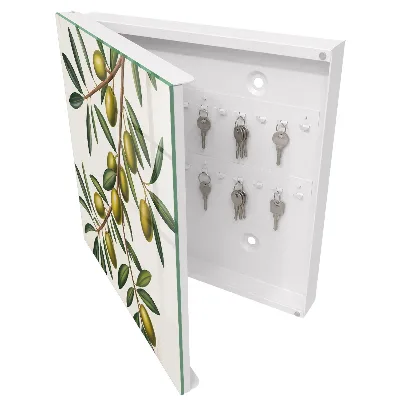 Olives on a branch Key cabinet