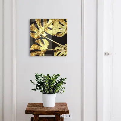 Monstera leaves Wall mounted key box