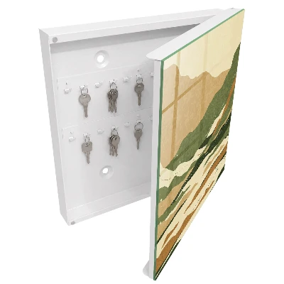 Mountain peace Key box for wall