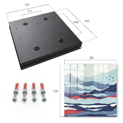 Blue waves Wall mounted key box