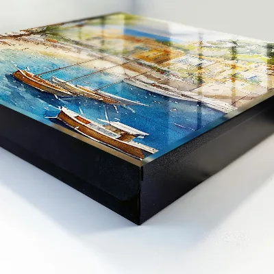 Coastal landscape Key box for wall