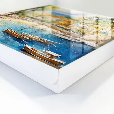 Coastal landscape Key box for wall