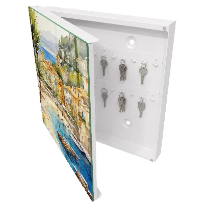 Coastal landscape Key box for wall