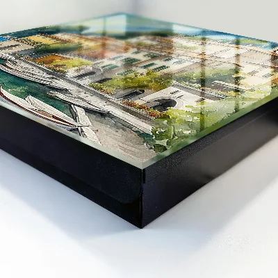 Italian landscape Wall mounted key box