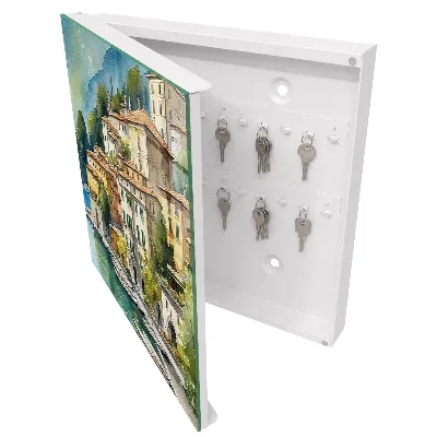 Italian landscape Wall mounted key box