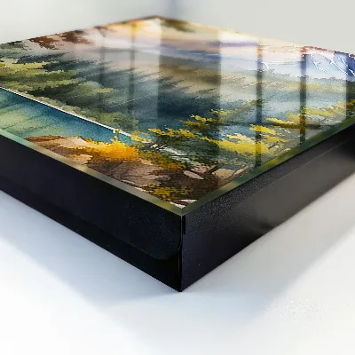 Mountain landscape Key cabinet