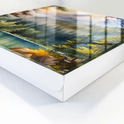 Mountain landscape Key cabinet