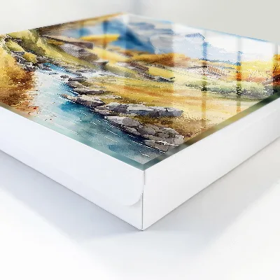 Mountain peace Wall mounted key box