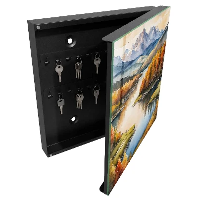 Autumn mountains Key cabinet