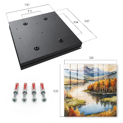 Autumn mountains Key cabinet