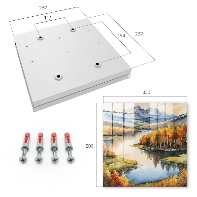 Autumn mountains Key cabinet