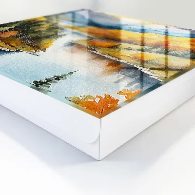 Mountain autumn Wall mounted key box
