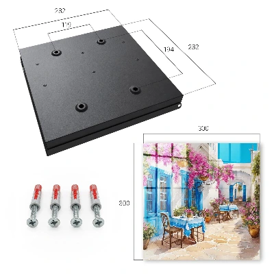 Floral alley Key box for wall