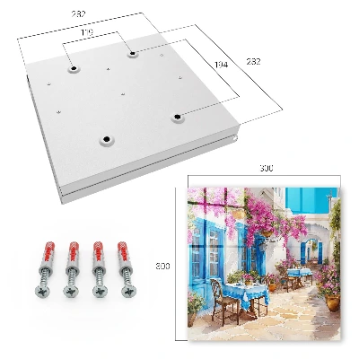 Floral alley Key box for wall