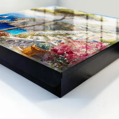 Mediterranean landscape Wall mounted key box