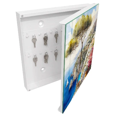 Mediterranean landscape Wall mounted key box
