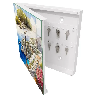 Mediterranean landscape Wall mounted key box