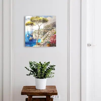 Mediterranean landscape Wall mounted key box
